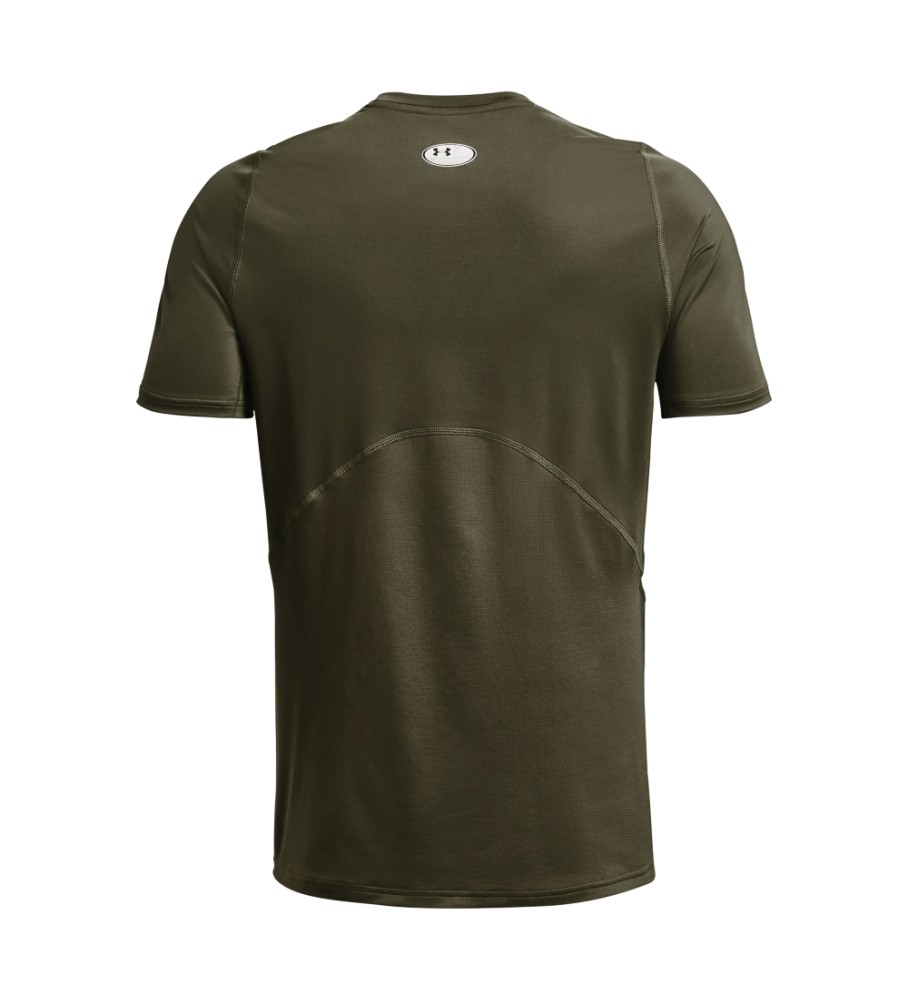 Camiseta Under Armour HeatGear Fitted de manga curta, verde