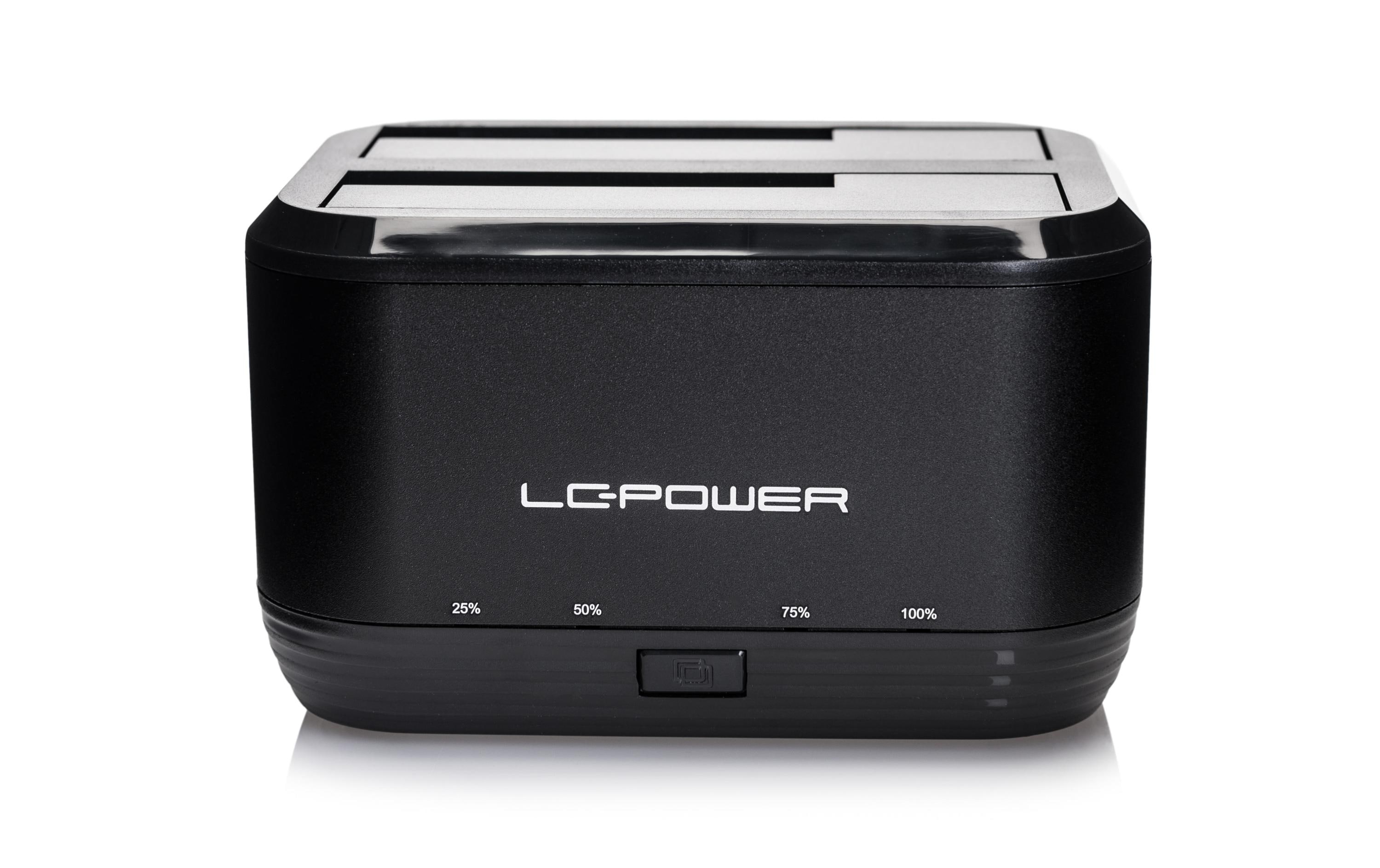 Docking- und Klonstation LC-DOCK-U3-IIIFestplatten-Dock mit Kopierfunktion