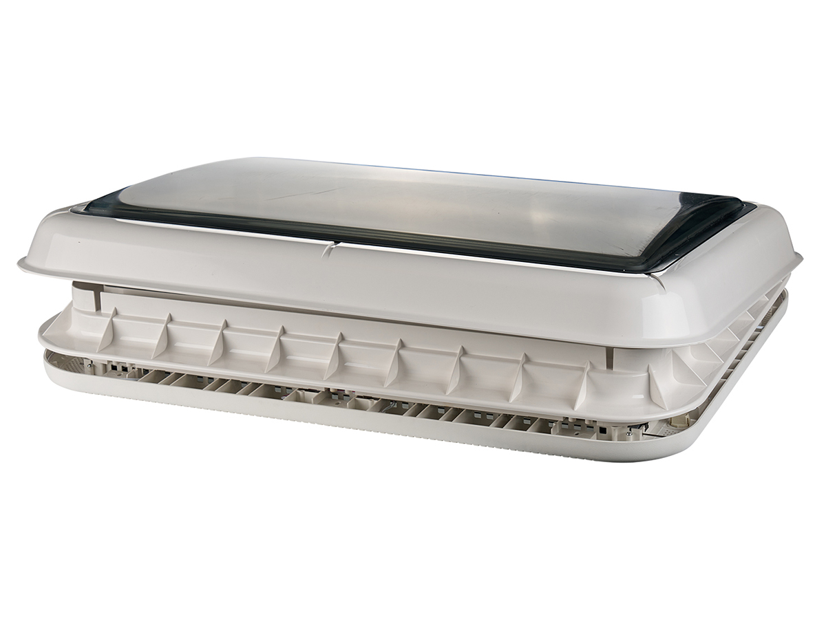 AOYI Skylight LED 70x50 cm dakluik met permanente ventilatie