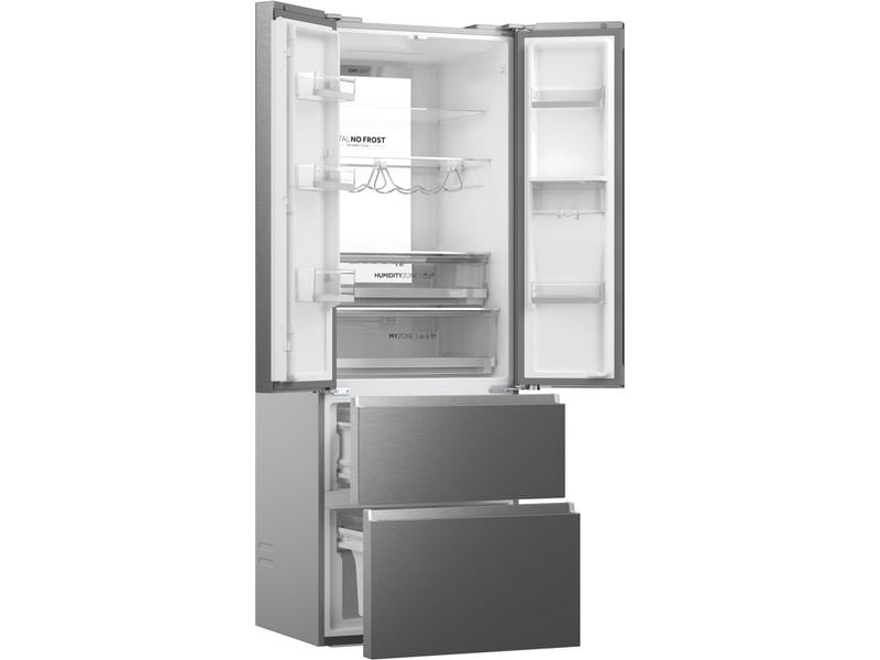 Haier Foodcenter HFW7720EWMP Silber Side by Side Kühlgerät