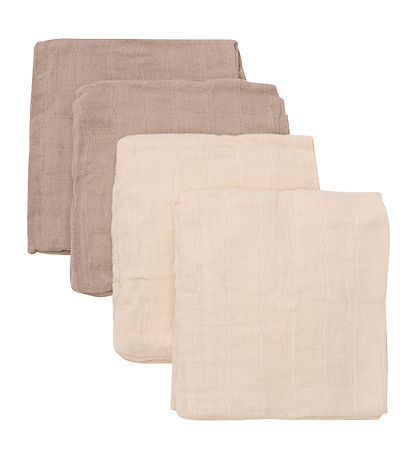Pippi Spucktücher - 4er-Pack - 65x65 cm - Nomad/Beige
