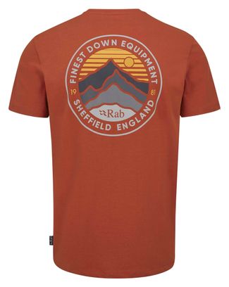 T-Shirt Rab Basecamp 3 Peak Rouge