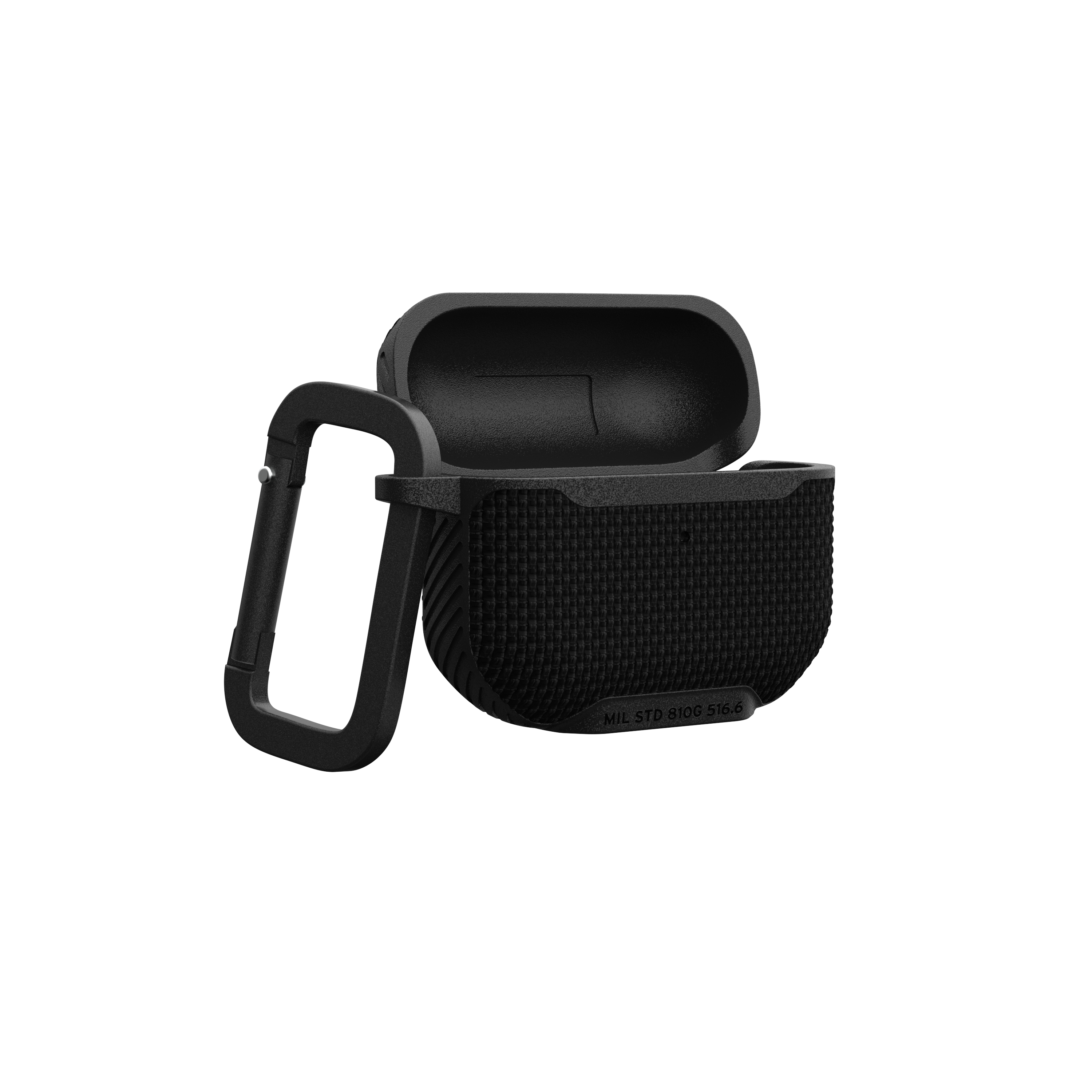 AirPods (3. Generation) Nylon Schutzhülle mit Karabinerhaken Metropolis (104126114040) - Schwarz