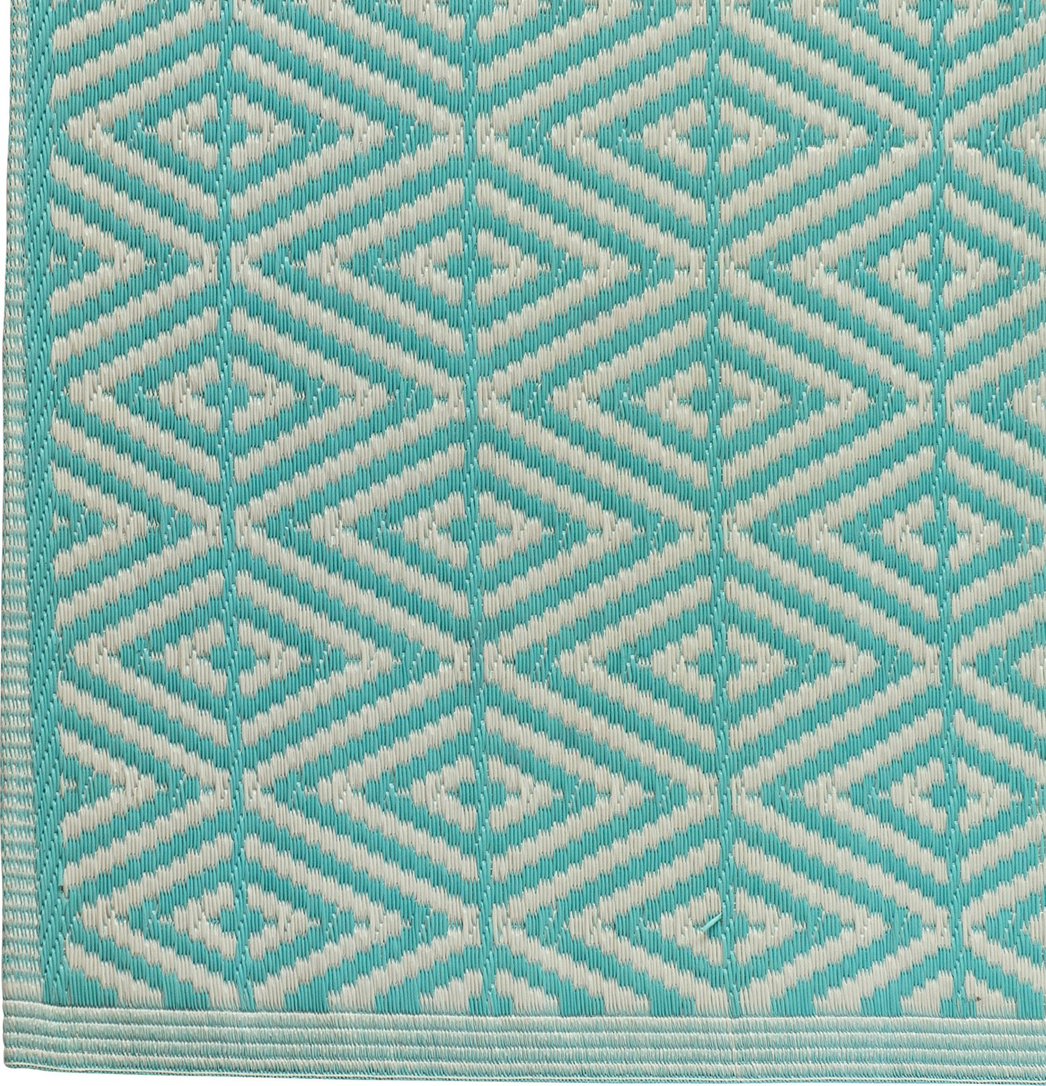Intratuin buitenkleed Decor turquoise 210 x 150 cm