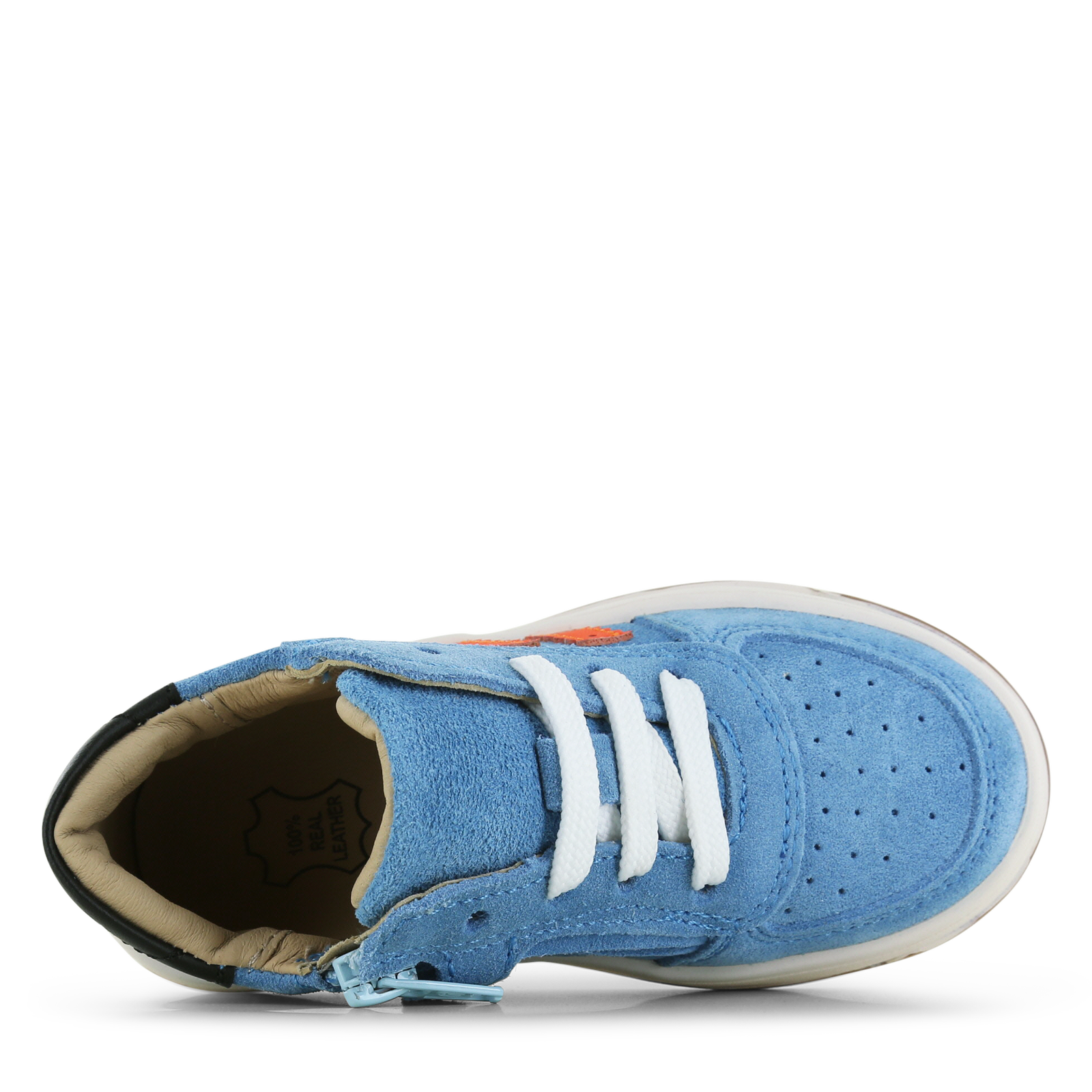 Shoesme blauwe sneaker Microfiber leer, Suède | Jongens schoenen
