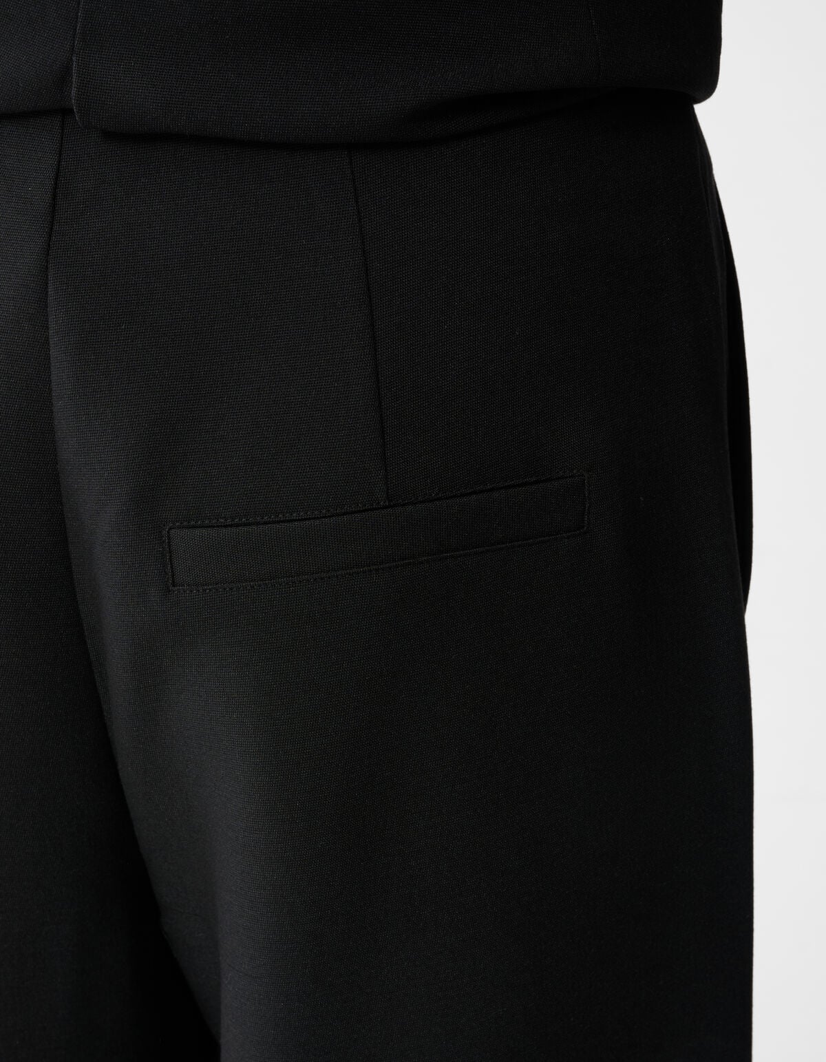 Wide Leg Broek Zwart