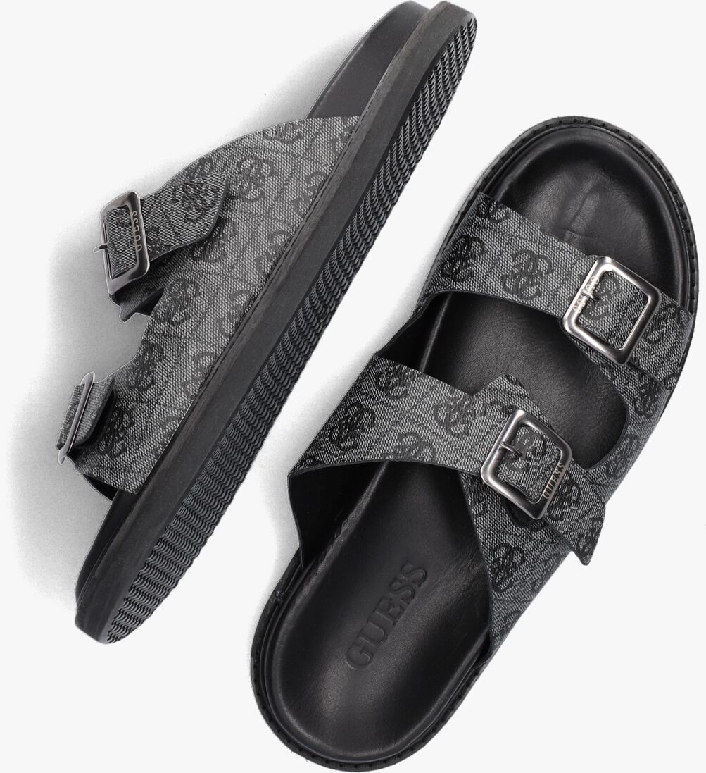 GUESS zwarte guess slippers sapata