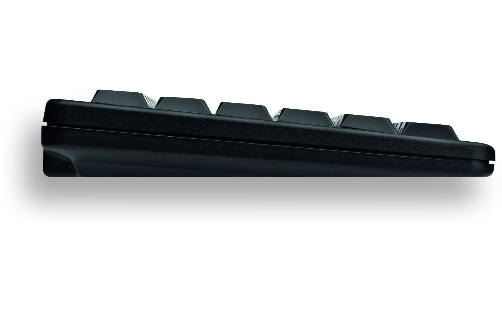 Tastatur G84-4100 CH-LayoutUltraflache Kompakt-Tastatur, schwarz