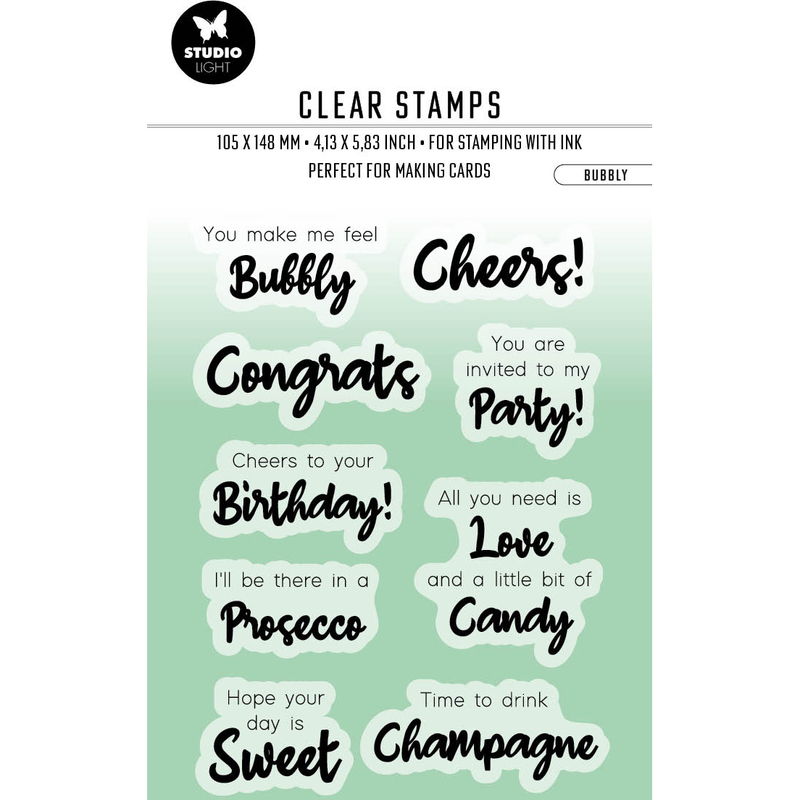 SIZZIX Stempel, Bubbly