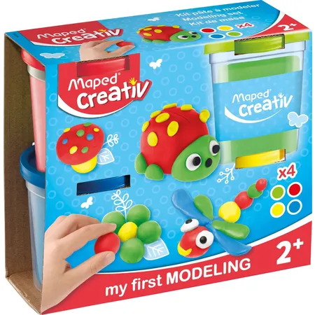 Maped Creativ Knete PAT'DOUGH 4x 114 g - Grundfarben