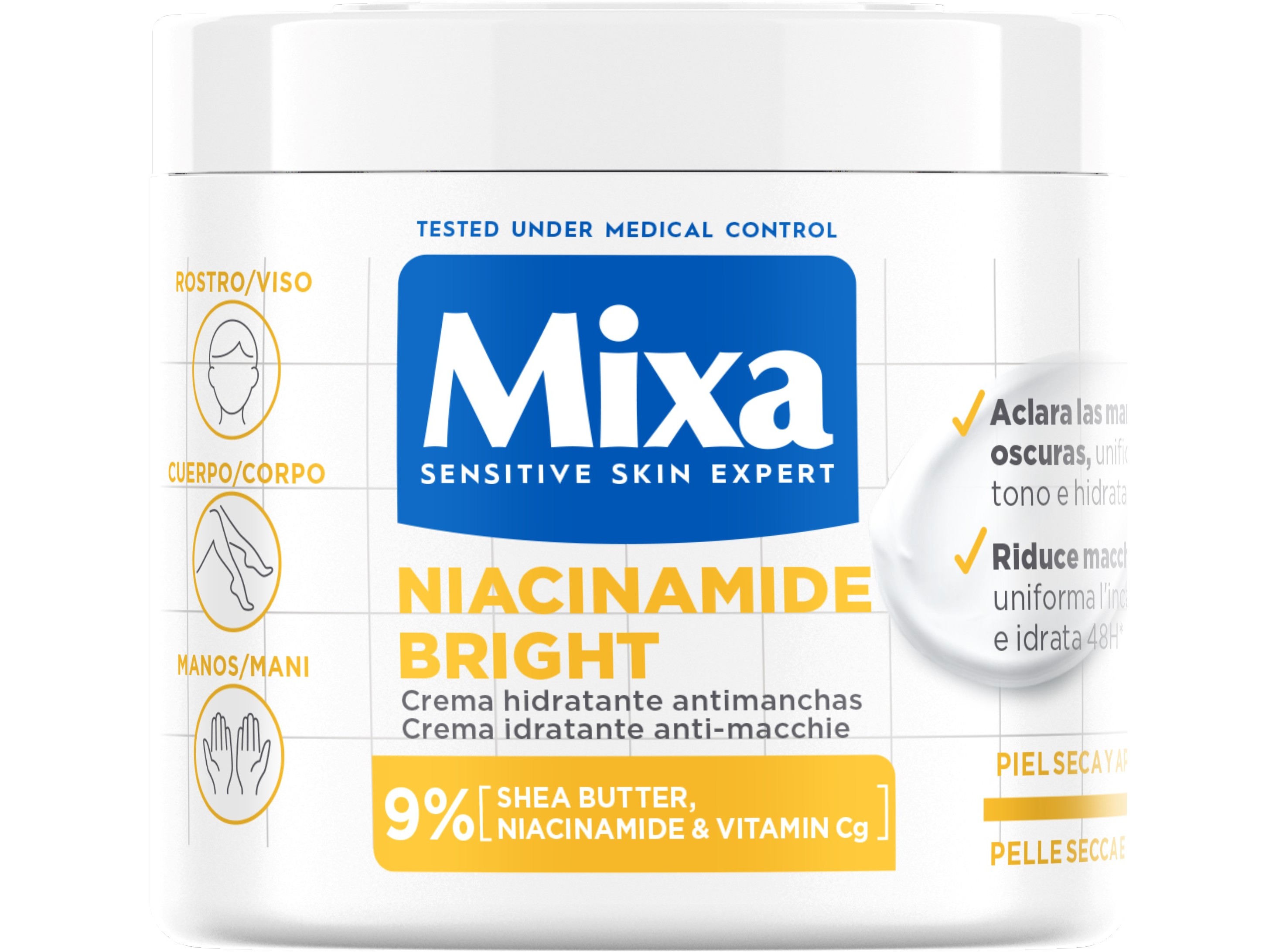 CREMES DE CORPO MIXA NIACINAMIDA CREME 400ML