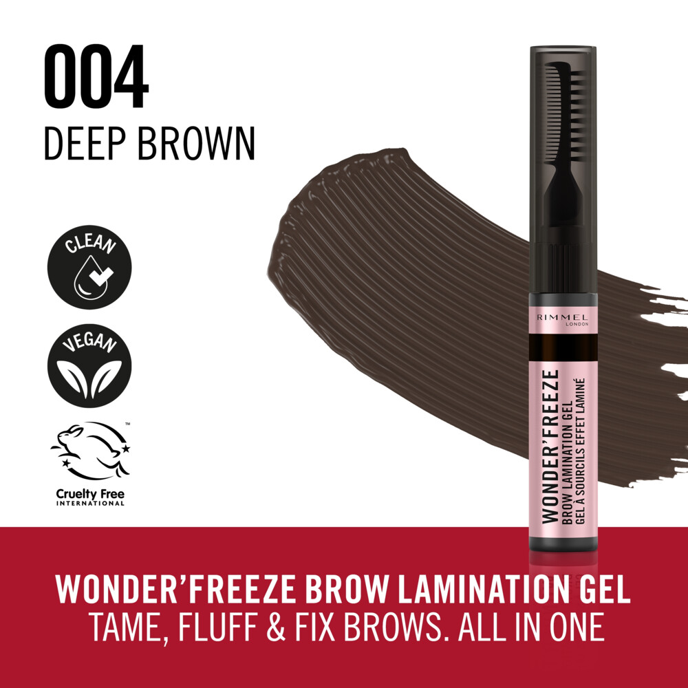 Rimmel Wonder'Freeze Lamination Wenkbrauwgel 004 Deep Brown6 gr