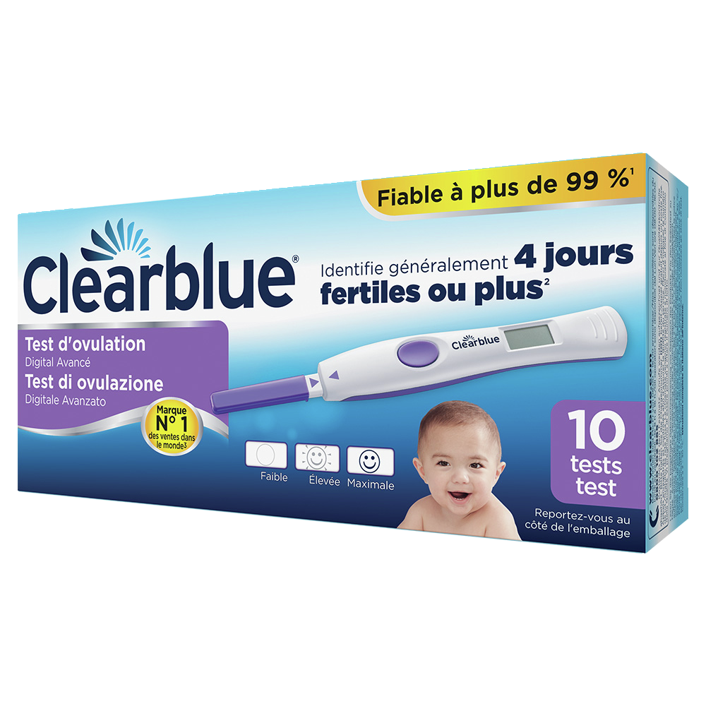 CLEARBLUE Digital Ovulationstest<br>10 Stück