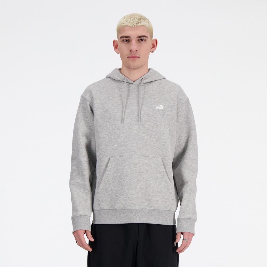 New Balance Sweat à Capuche Small Logo French Terry - Gris