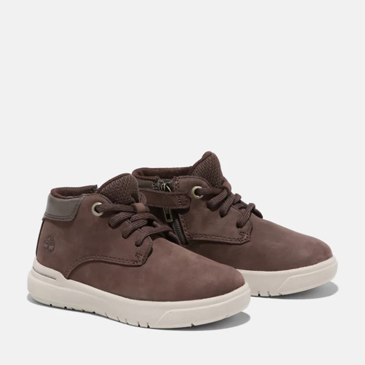 Seneca Bay Chukka para criança pequena em marrom escuro
