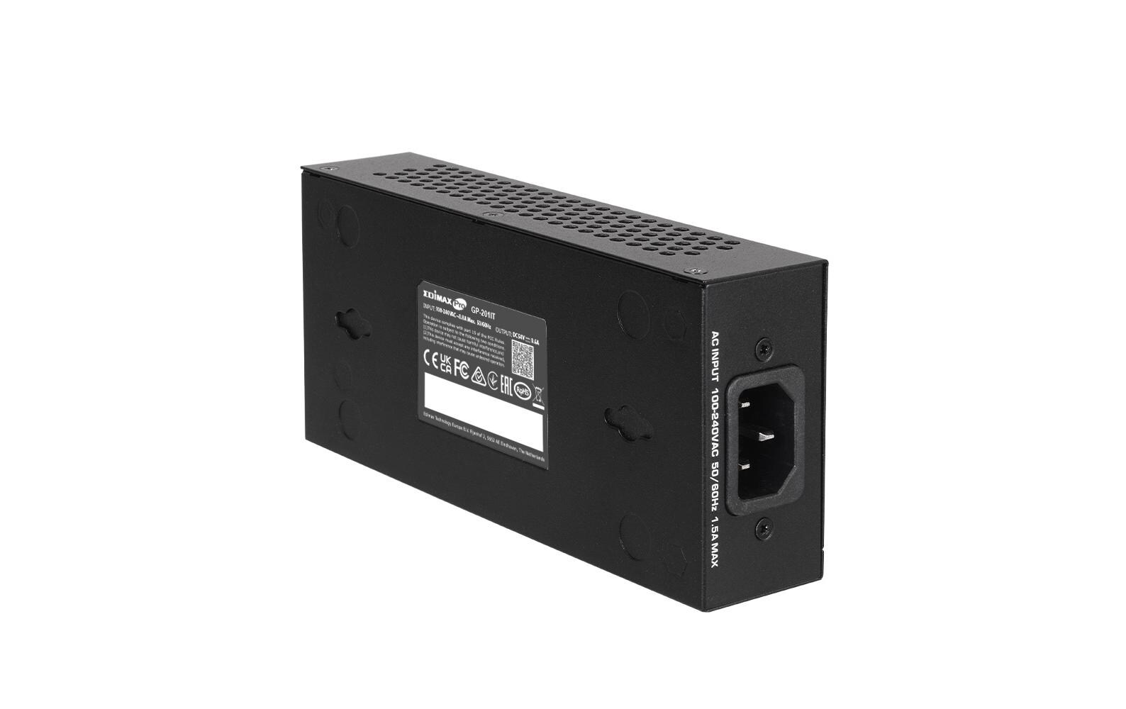 PoE+ Injector GP-201IT 30 WattIEEE 802.3at 2.5 Gigabit 30W PoE+ Injektor