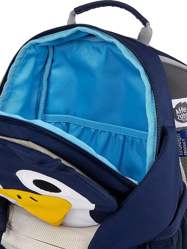 AFFENZAHN Kinder Rucksack Große Freunde - Pinguin dunkelblau