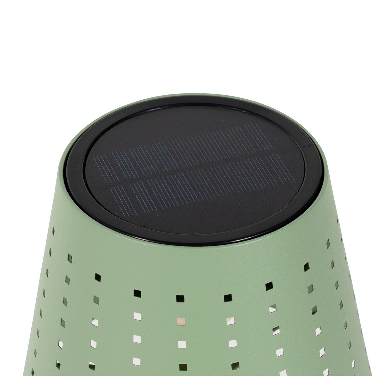 Set van 2 tafellampen groen oplaadbaar en solar - Ferre