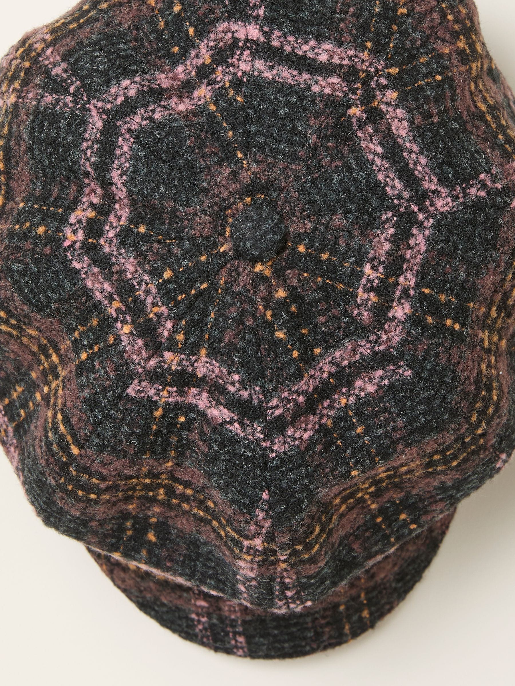 FatFace Tweed Baker Boy Hat