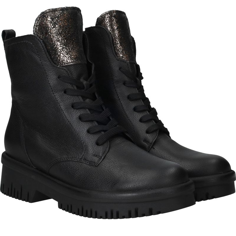 Waldlaufer Alea Veterboots Zwart Dames