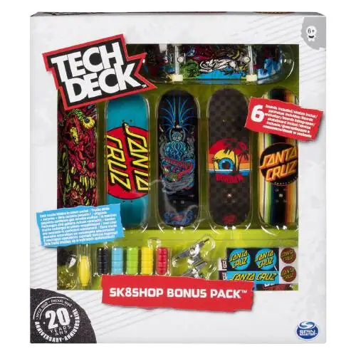 Tech Deck Bonus Sk8 Shop Asst. Finger Skateboard Pak