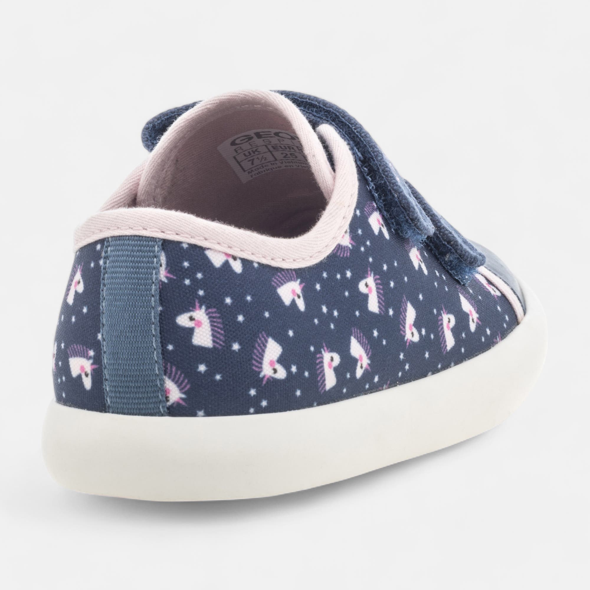 Baskets en toile Fille bleu marine