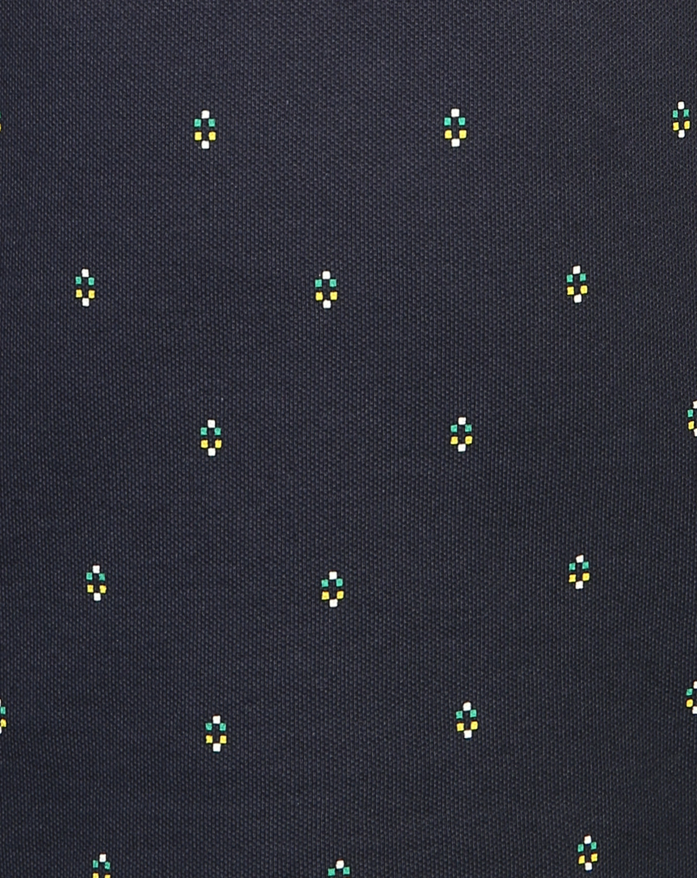 Poloshirt kurz PATTERN in dunkelblau