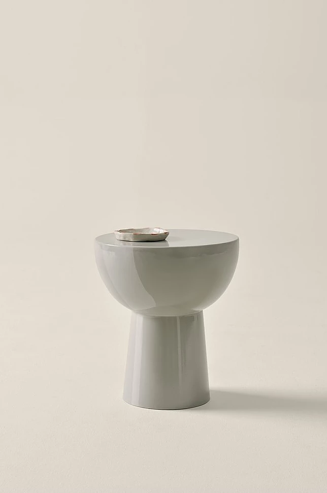 BALIS GLOSSY rundt sidebord