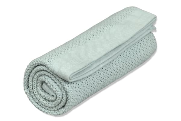 Babyteppe Soft Grid EKO Sage Green Vinter & Bloom
