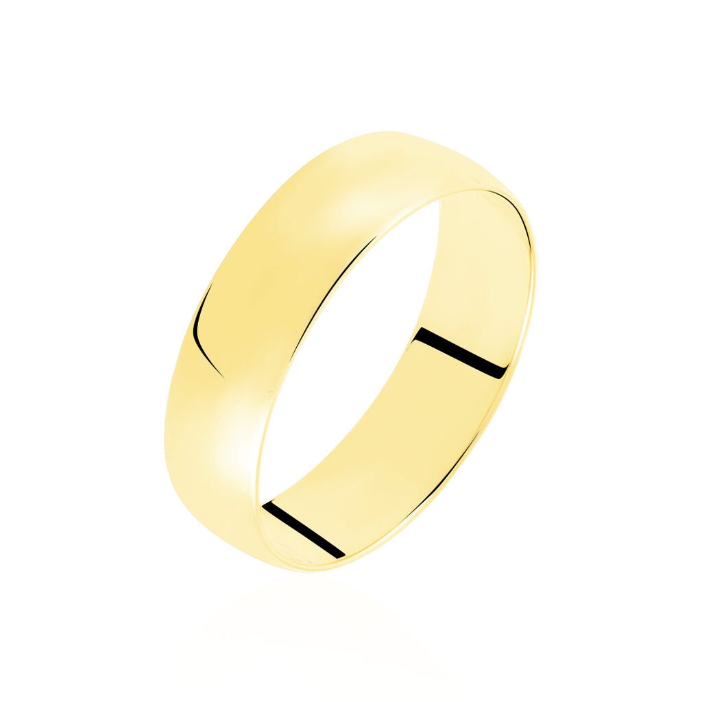 Alliance Demi Jonc Classique Or Jaune