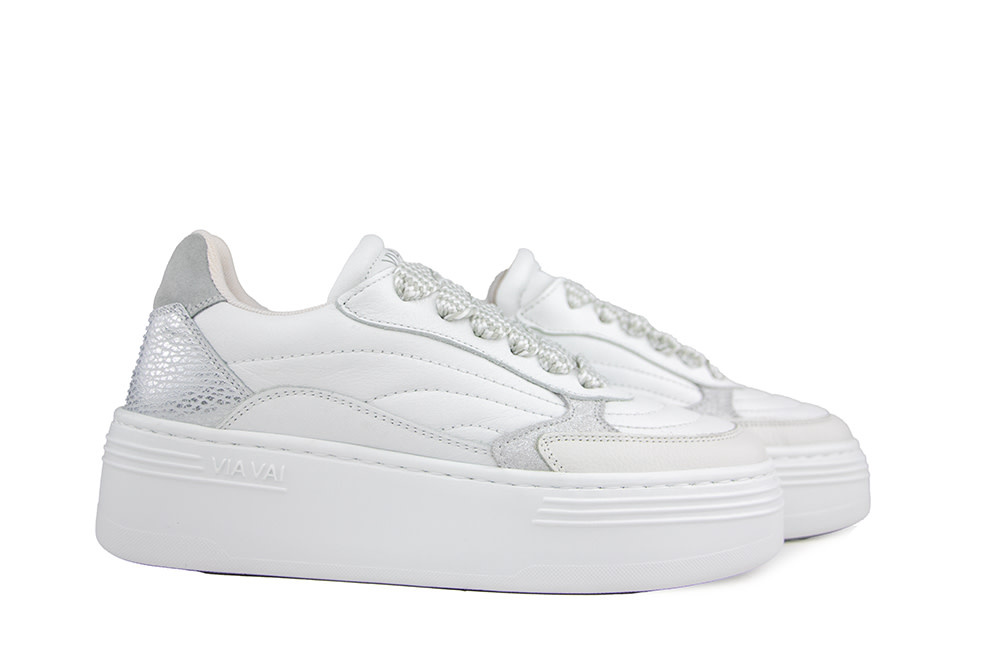 Via Vai Sneaker Isa Josie Vitello Combi Loden