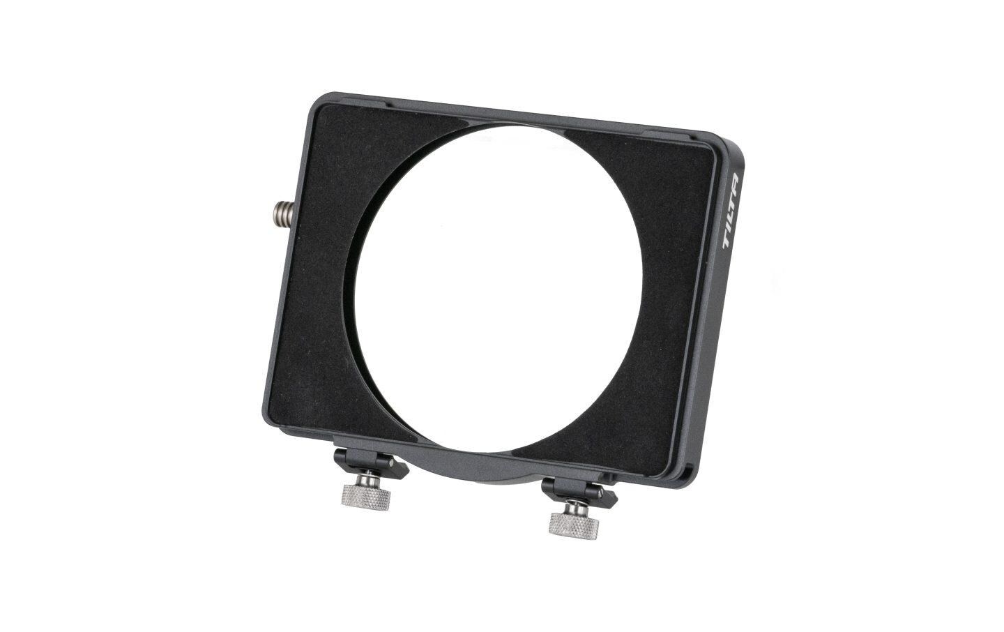 95 mm Stackable Circular Filter TrayErmöglicht die Befestigung eines zusätzlichen 95-mm-Zirkularfilters vor dem Objektiv auf der Tilta Mirage Matte Box