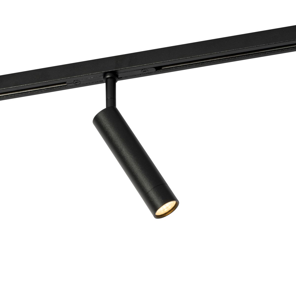 Moderne spot zwart voor railsysteem 1-fase  - Slimline Uzzy