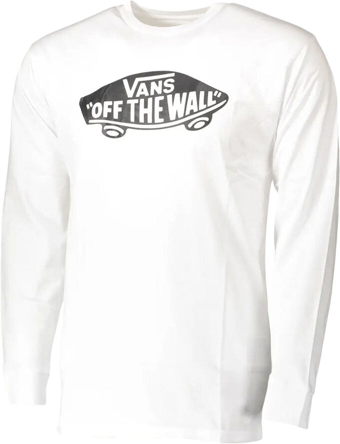 Vans Off The Wall langærmet T-shirt Hvid