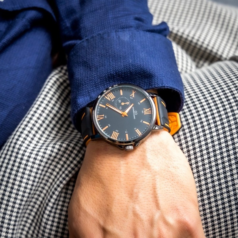 Montre Homme GIORGIO bracelet Silicone Noir