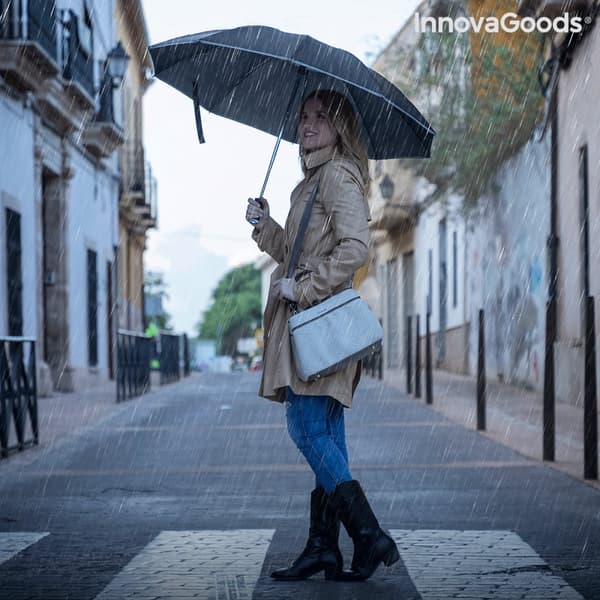 Paraply med omvendt lukking og LED Folbrella InnovaGoods