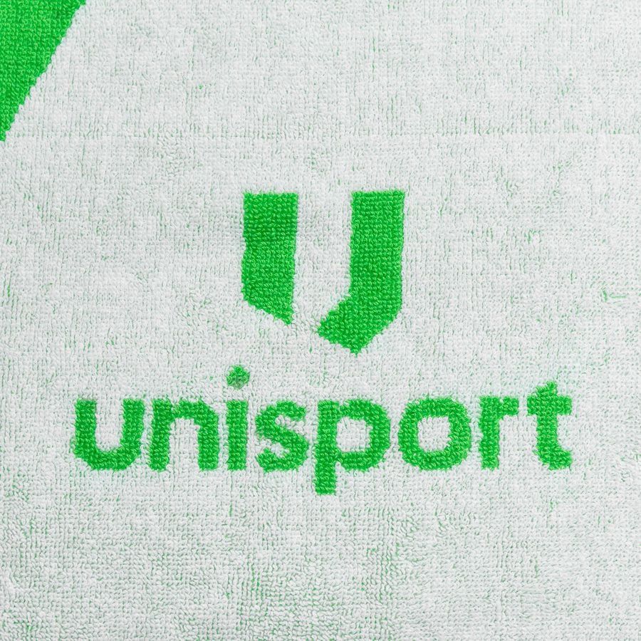 Unisport Serviette de Plage The Dribble 100 x 50 cm - Vert/Blanc