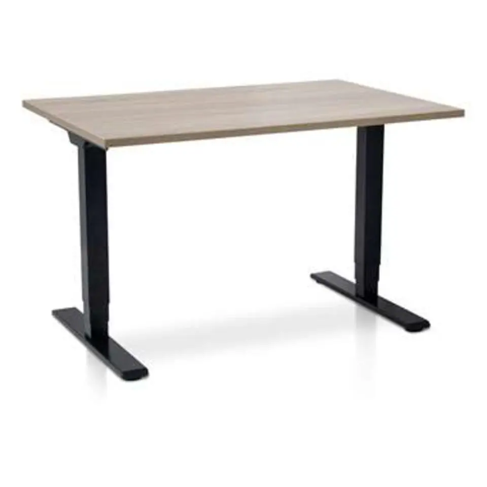 MRC COMFORT elektrisch zit sta bureau - 120x80 - midden eiken