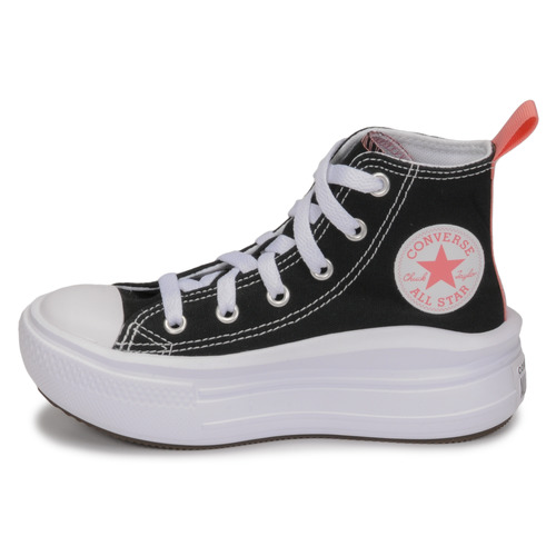 Converse - CHUCK TAYLOR ALL STAR MOVE CANVAS HI - Noir / Rose
