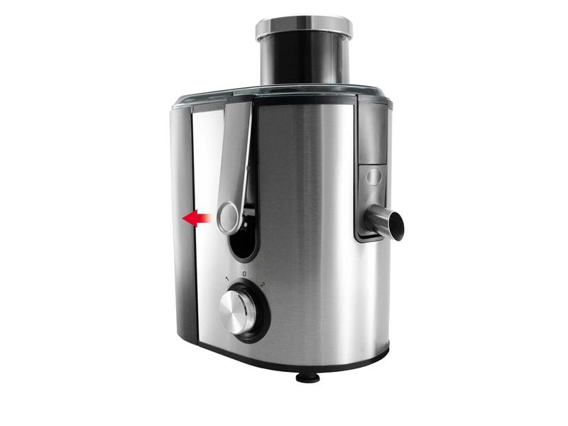 Trisa Entsafter Vital Juicer Schwarz/Silber Slow Juicer für alle Obst- und Gemüsesorten