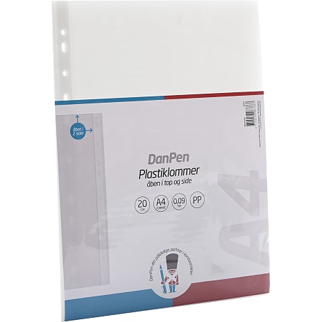 Danpen plastiklommer A4 20-pak