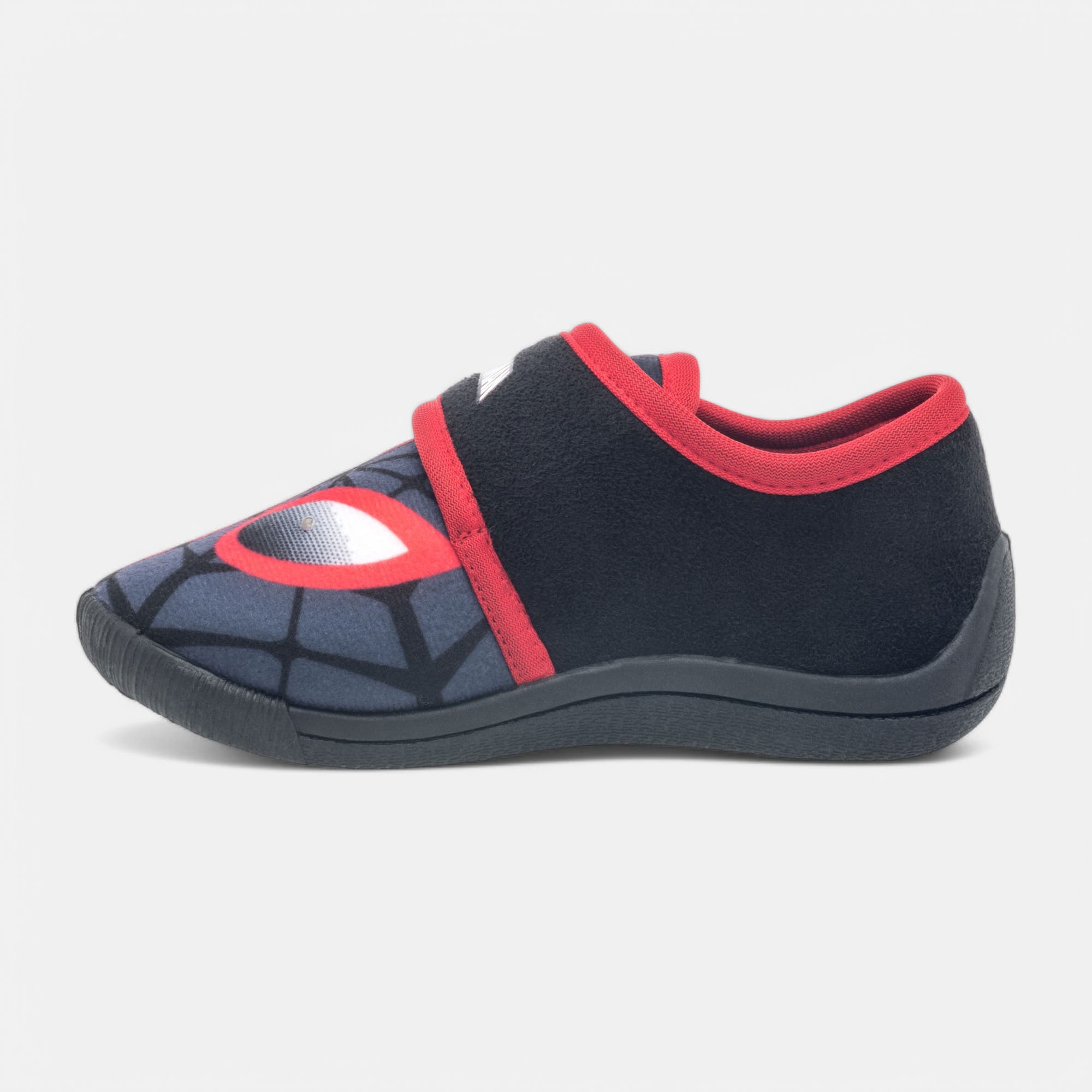 Pantoufles attaches velcros Garçon noir