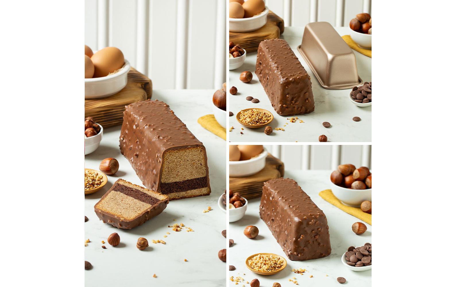Backform Slim Cake Rose-Gold, 21 cmBackblech aus der Rose-Gold Linie