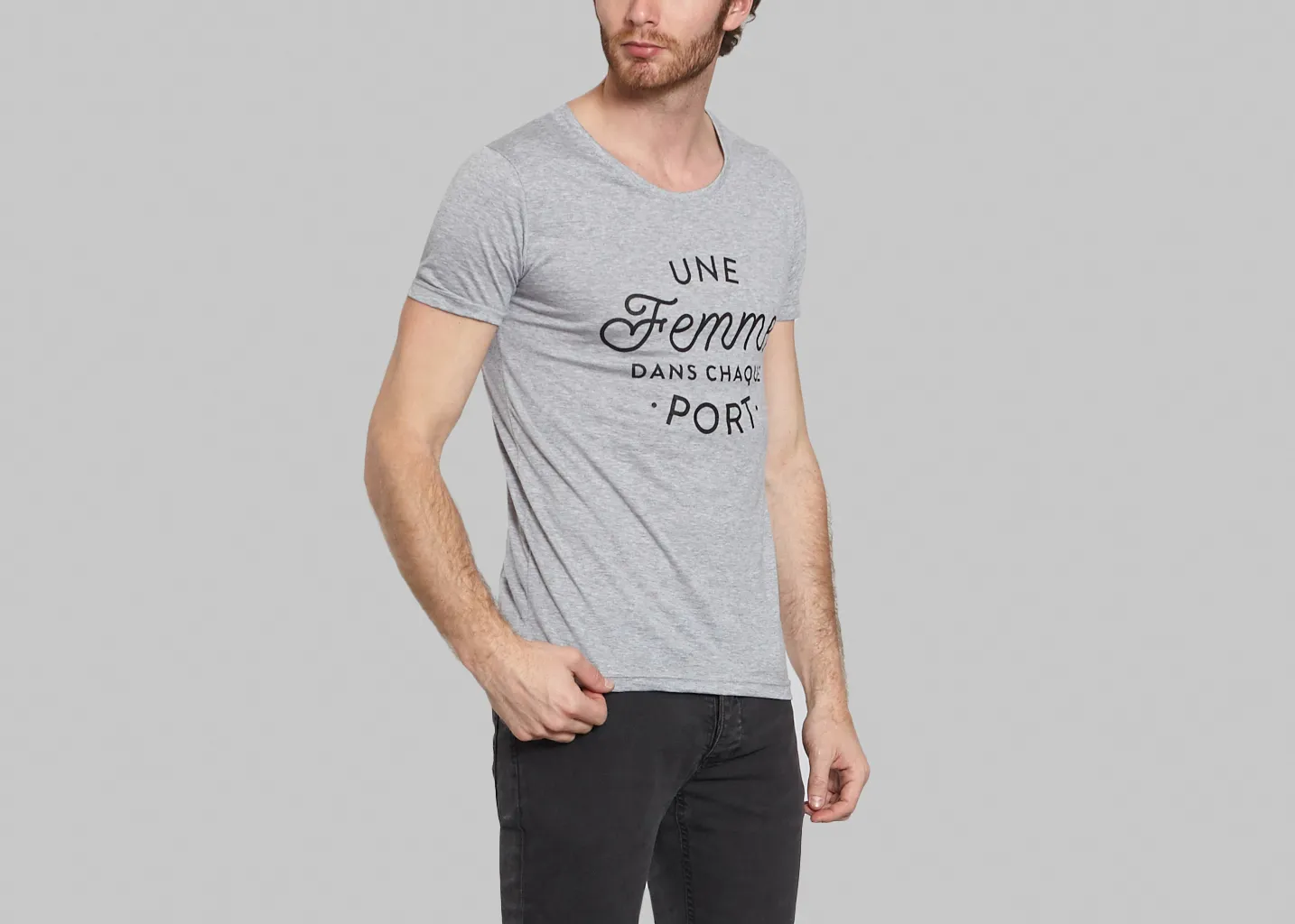 T Shirt Une Femme Dans Chaque Port Sacrebleu