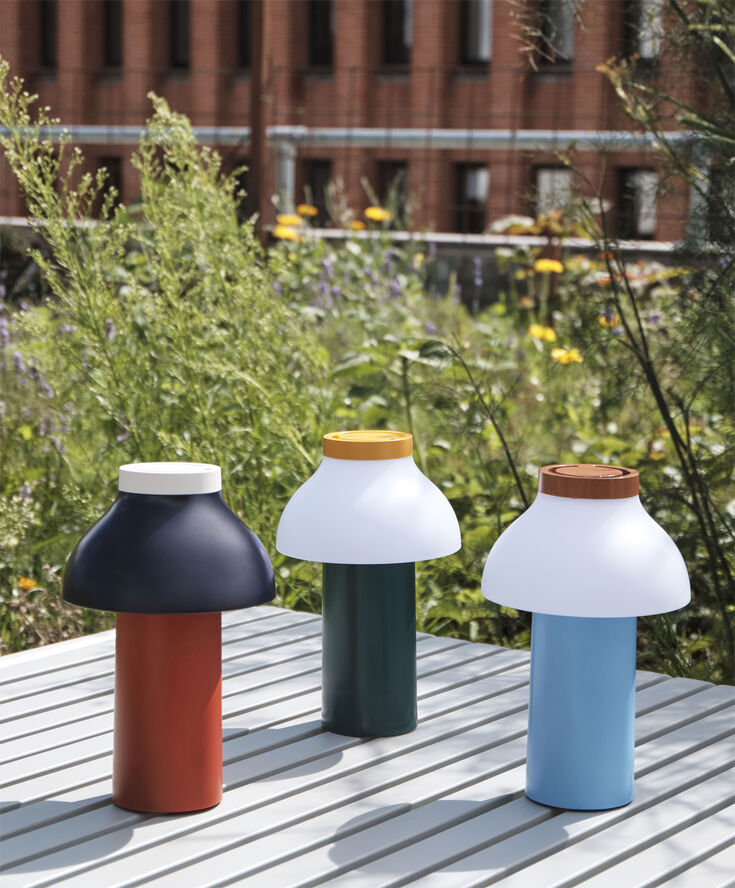 Hay PC Portable Lamp Multi Ocean green