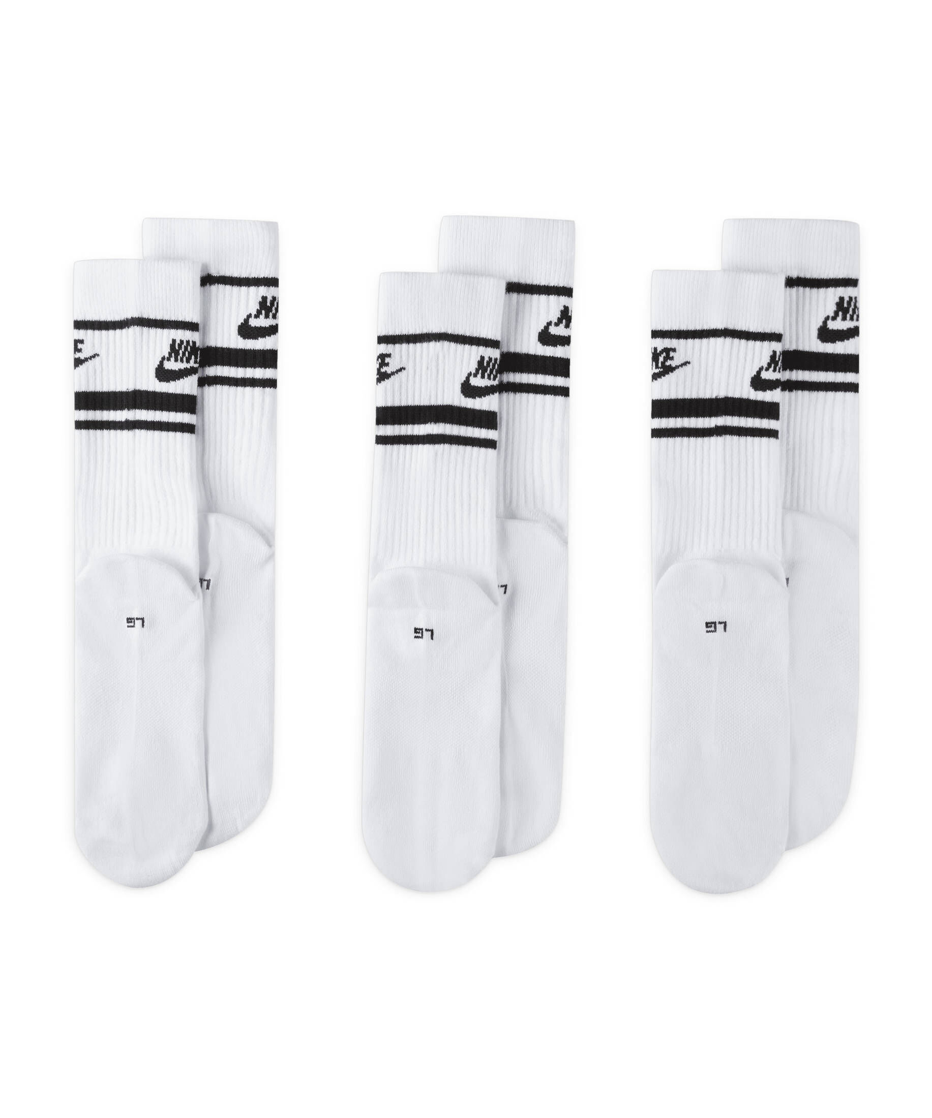 Nike| Herren Lifestyle - Textilien - Socken Essential Crew Stripe Socken 3er Pack