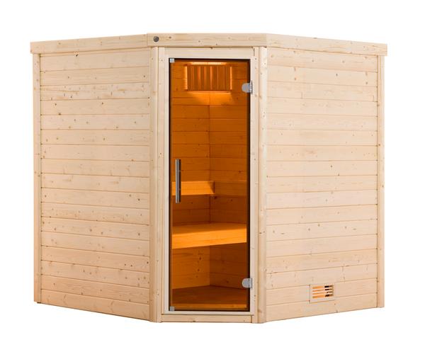 Weka Sauna Turku mit Glastür inkl. Ofen, ca.