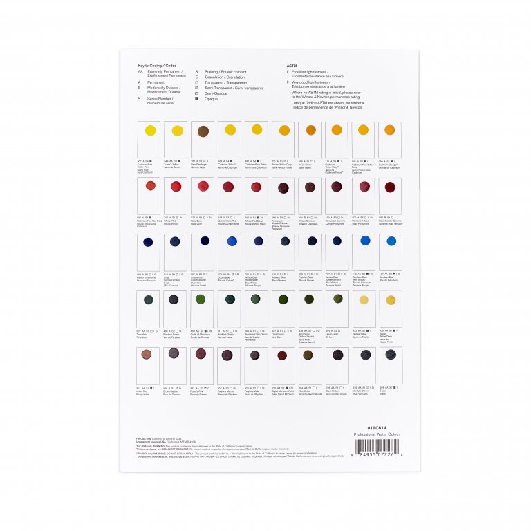 Winsor & Newton Aquarellfarbe Professional Farbk.