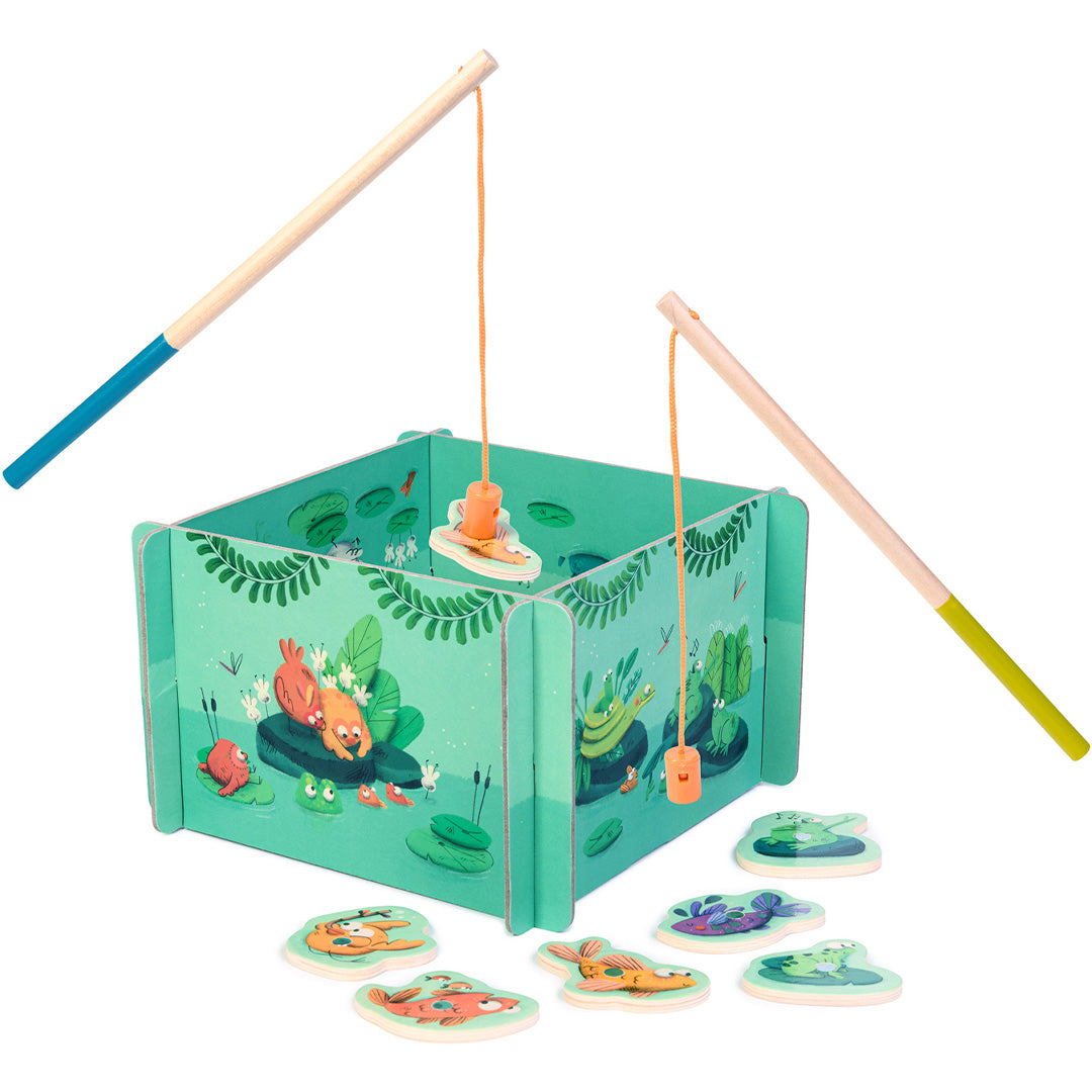 Moulin roty magnetisch spel visjes vangen - dans la jungle