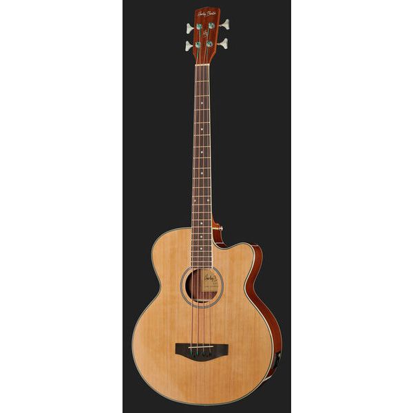 Harley Benton B-30NT Acoustic Bass Bundle